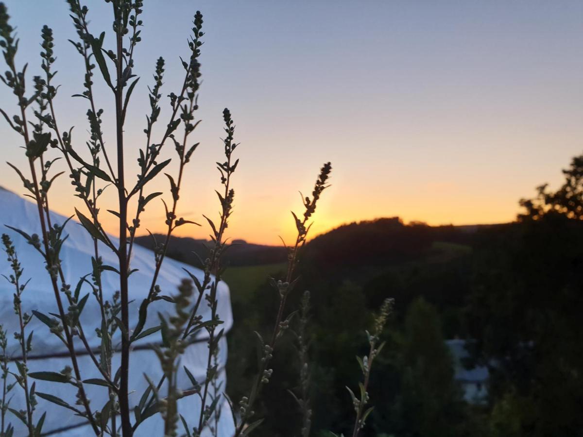 ホテルIdyllische Jurte In Der Sachsischen Schweiz ゼーブニッツ エクステリア 写真
